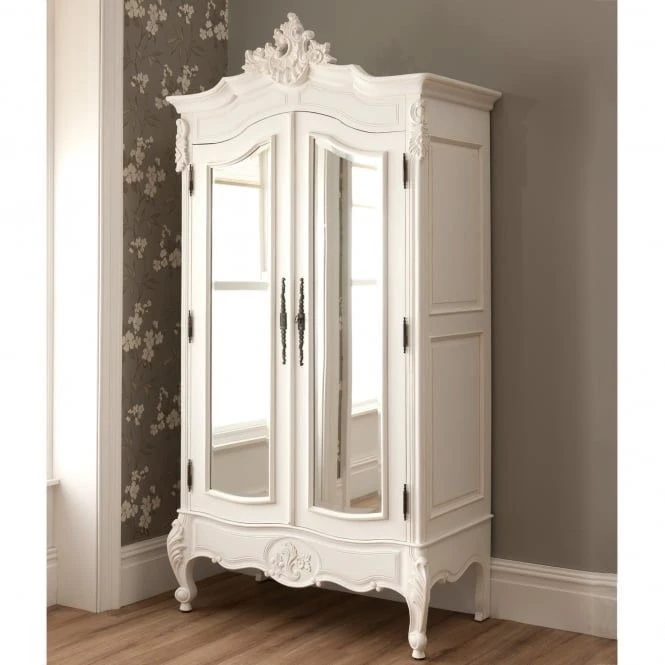 Tủ quần áo tân cổ điển 2 buồng sang chảnh