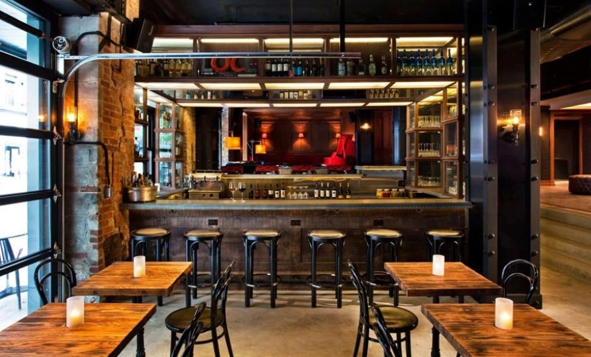 Đóng quầy bar cafe