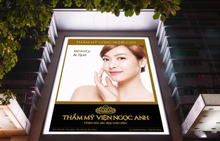 Biển quảng cáo spa thẩm mỹ viện