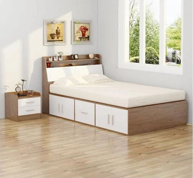 gia-thanh-phu-hop Giường ngủ 1m2 gỗ công nghiệp