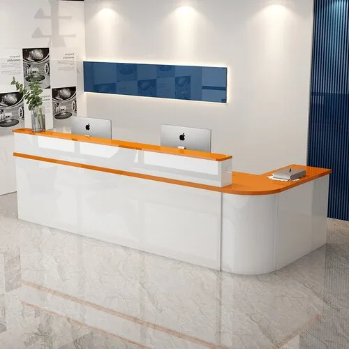 Quầy Lễ Tân Chữ L đẹp Hcm