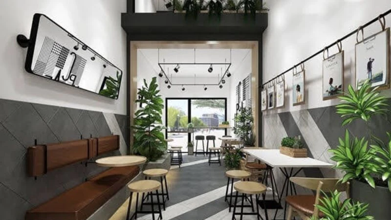 thiet ke quan cafe mat tien 5m