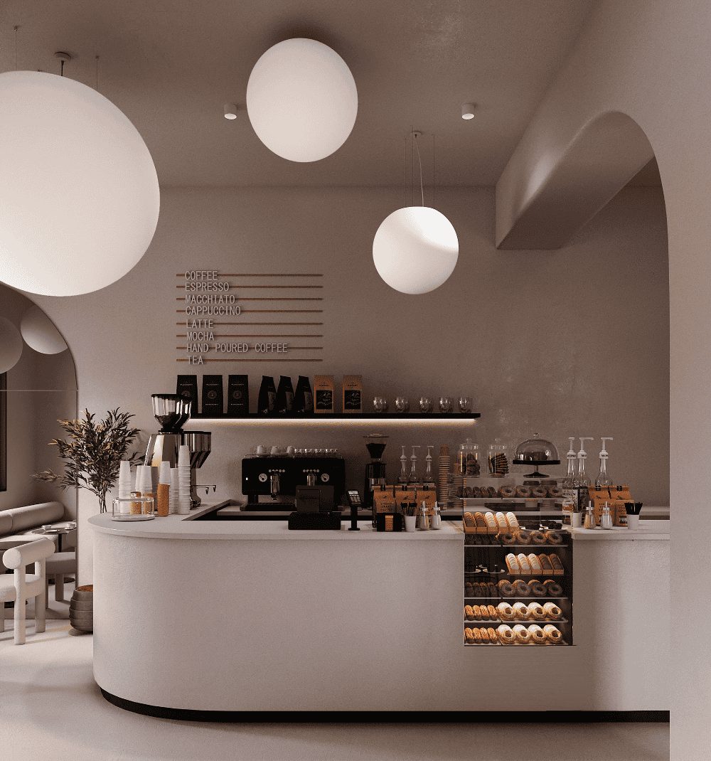 Quầy cafe phong cách Nhật Bản