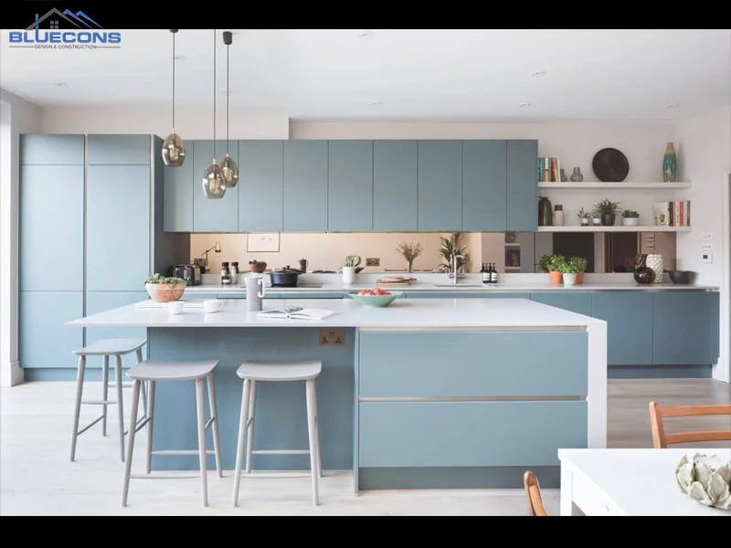 Tủ bếp mệnh mộc