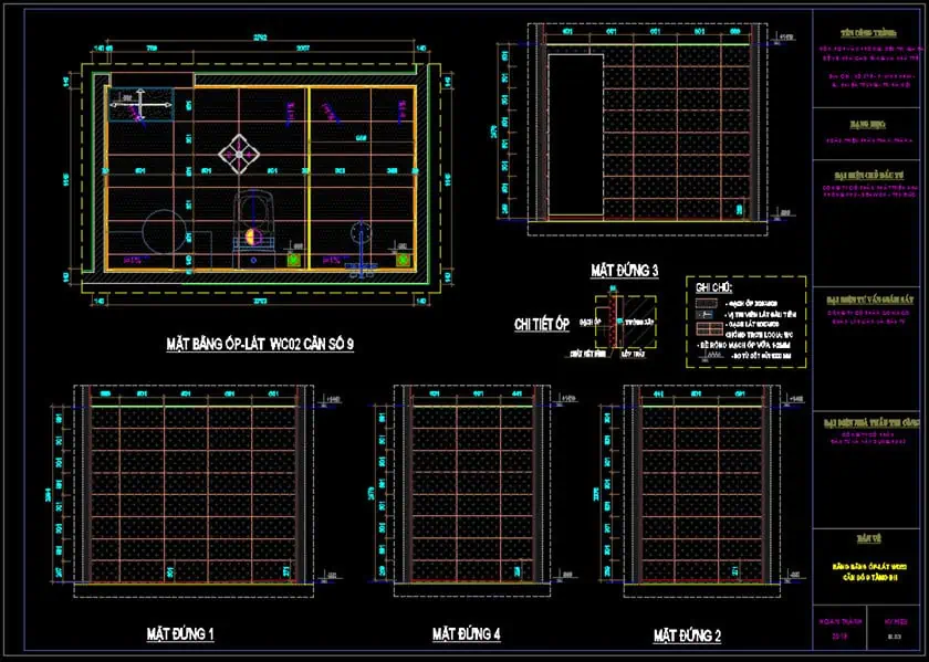 Quy trình thực hiện bản vẽ thi công
