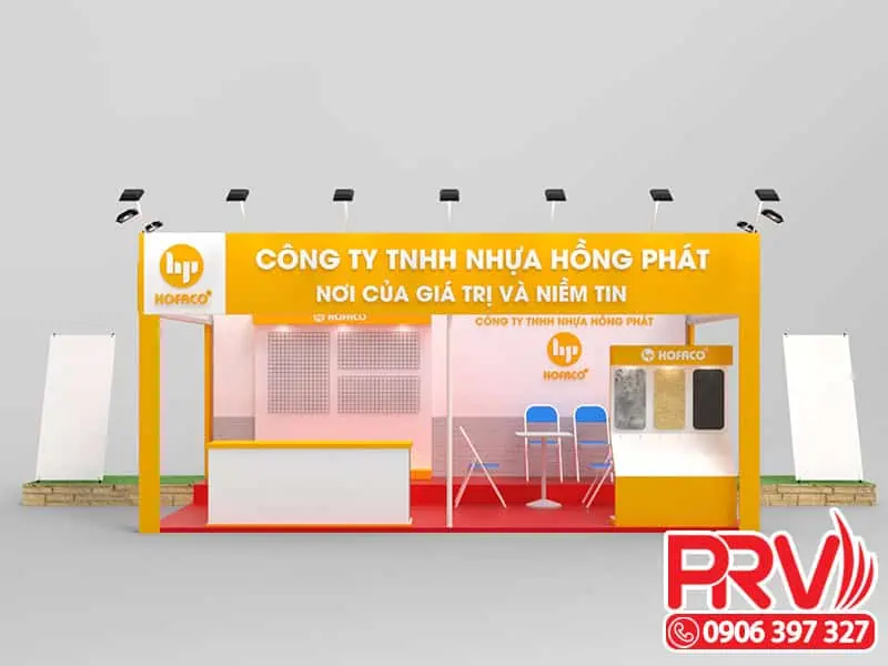 Mẫu gian hàng triển lãm