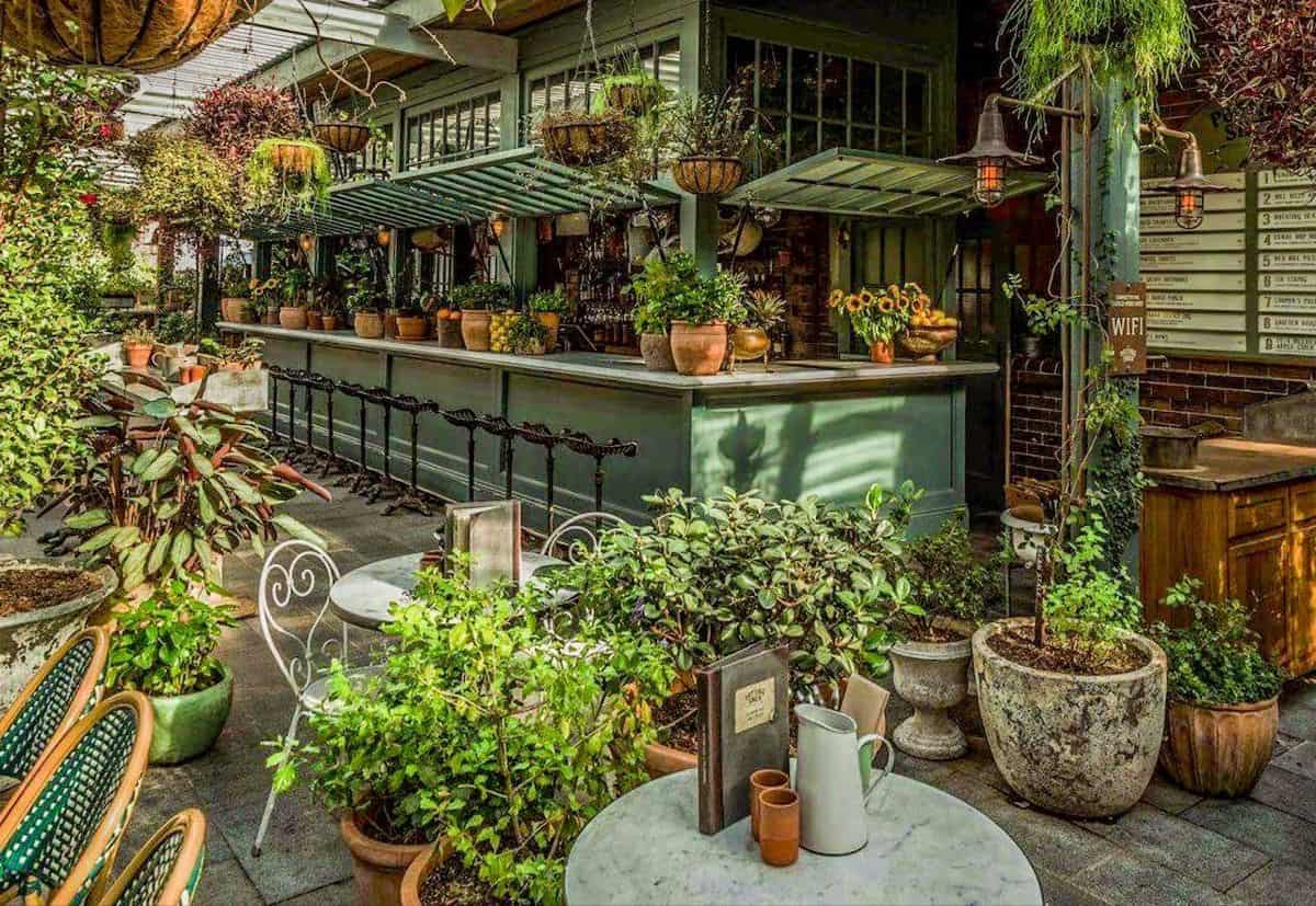 Thiết kế quán cafe không gian mở