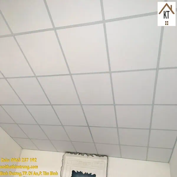 Mẫu trần thạch cao thả hiện đại